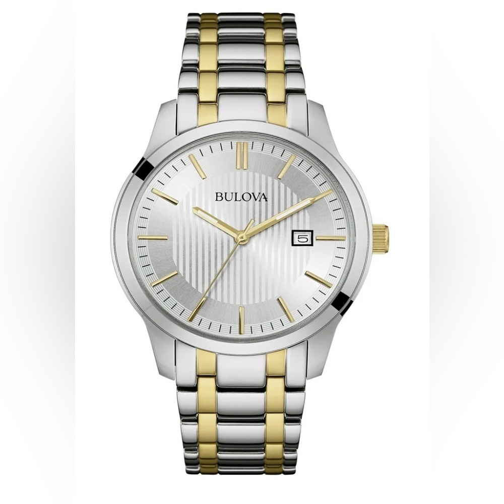 Bulova Men's Two-Tone Classic Stainless Steel Watch -‎ 98B263 New With Tags